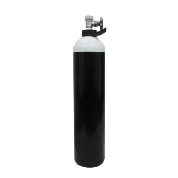 MO2 10 LITRE SEAMLESS STEEL/METAL STELL CYLINDER