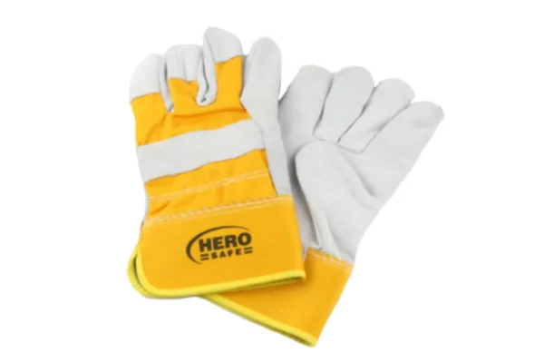 HEROSAFE COWHIDE SPLIT LEATHER WORKING GLOVE