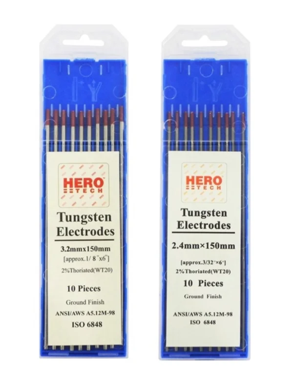 HERO TECH WT20 2% TUNGSTEN ELECTRODE (RED)