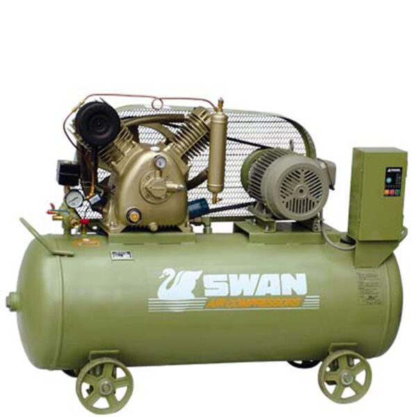 SWAN HVU-205N: 5HP, 12Bar, FAD406L/min, 620rpm, 3phase