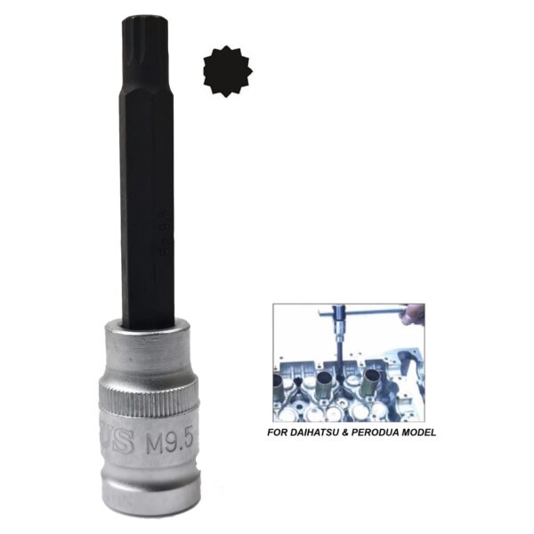 3521 M9.5 x 1/2″Dr Cylinder Head Bolt Tool